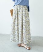 【ルクールブラン/le.coeur blanc】の《手洗い可能》フラワープリントギャザーフレアスカート 人気、トレンドファッション・服の通販 founy(ファニー) ファッション Fashion レディースファッション Fashion for Women スカート Skirts Aライン・フレアスカート A-Line & Flared Skirts おすすめ Recommended / Our Picks セットアップ Set-Up, Coordinated Outfit フラワー Flower, Floral モチーフ Motif, Design Theme 夏 Summer 春 Spring S/S・春夏 SS, Spring/Summer, Warm Season thumbnail グレージュ柄|ID: prp329100004557235 ipo3291000000032726239