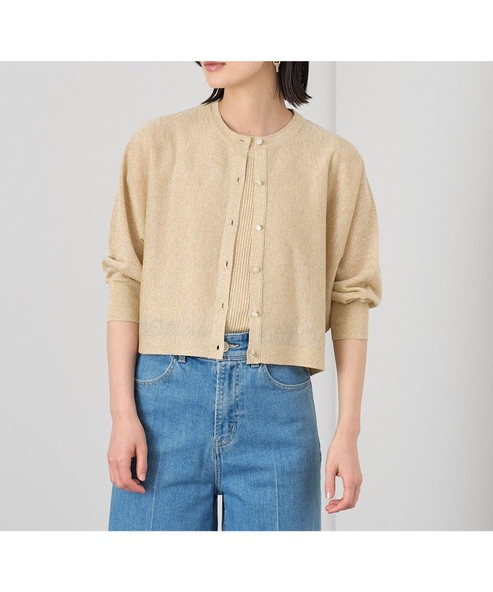 【アナイ/ANAYI】のLUREX ドルマンボレロ カーディガン インテリア・キッズ・メンズ・レディースファッション・服の通販 founy(ファニー) https://founy.com/ ファッション Fashion レディースファッション Fashion for Women トップス・カットソー Cut & Sew Tops カーディガン・羽織り Layered Style Cardigans アンサンブル Ensemble Set イタリア Italy インナー Innerwear 秋 Autumn カーディガン Cardigan, Knitwear シルバー Silver, Metallic Silver スマート Smart, Elegant ノースリーブ Sleeveless, No-Sleeve ロング Long, Long-Length 再入荷 Restock / Back in Stock 夏 Summer |ID: prp329100004557269 ipo3291000000032744337