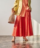 【ベイフロー/BAYFLOW】のすっきり見えする落ち感 コットンリネンフレアスカート オレンジ40|ID: prp329100004557295 ipo3291000000032303776
