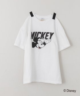 【アパートバイローリーズ/apart by lowrys】の【別注】GOOD ROCK SPEED_BIGロゴ MICKEY MOUSE TEE 人気、トレンドファッション・服の通販 founy(ファニー) ファッション Fashion レディースファッション Fashion for Women カットソー Cut and Sewn Top デニム Denim, Jeans Material フレア Flare, Flared ユーズド Used, Vintage-Look 別注 Limited Edition, Custom Order |ID:prp329100004557352