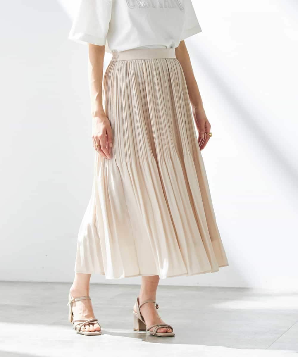 【アー ヴェー ヴェー/a.v.v】の消しプリーツスカート 人気、トレンドファッション・服の通販 founy(ファニー) 　ファッション　Fashion　レディースファッション　WOMEN　スカート　Skirt　プリーツスカート　Pleated Skirts　なめらか　Smooth　フレア　Flare　プリーツ　Pleats　ベーシック　Basic　ランダム　Random　再入荷　Restock/Back In Stock/Re Arrival　エレガント 上品　Elegant　 other-1|ID: prp329100004557360 ipo3291000000032355545