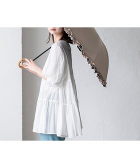 【ヴィータフェリーチェ/VitaFelice】の2段折りショート傘(晴雨兼用/親骨55cm) 人気、トレンドファッション・服の通販 founy(ファニー) ファッション Fashion レディースファッション WOMEN 傘 / レイングッズ Umbrellas/Rainwear グラス Glass コンパクト Compact コーティング Coating 傘 Umbrella 軽量 Lightweight ショート Short パイピング Piping フリル Frills 日傘 Parasol ワイド Wide 夏 Summer |ID:prp329100004557363
