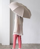 【ヴィータフェリーチェ/VitaFelice】の2段折りショート傘(晴雨兼用/親骨55cm) フルパイピンググレージュ|ID: prp329100004557363 ipo3291000000032215080