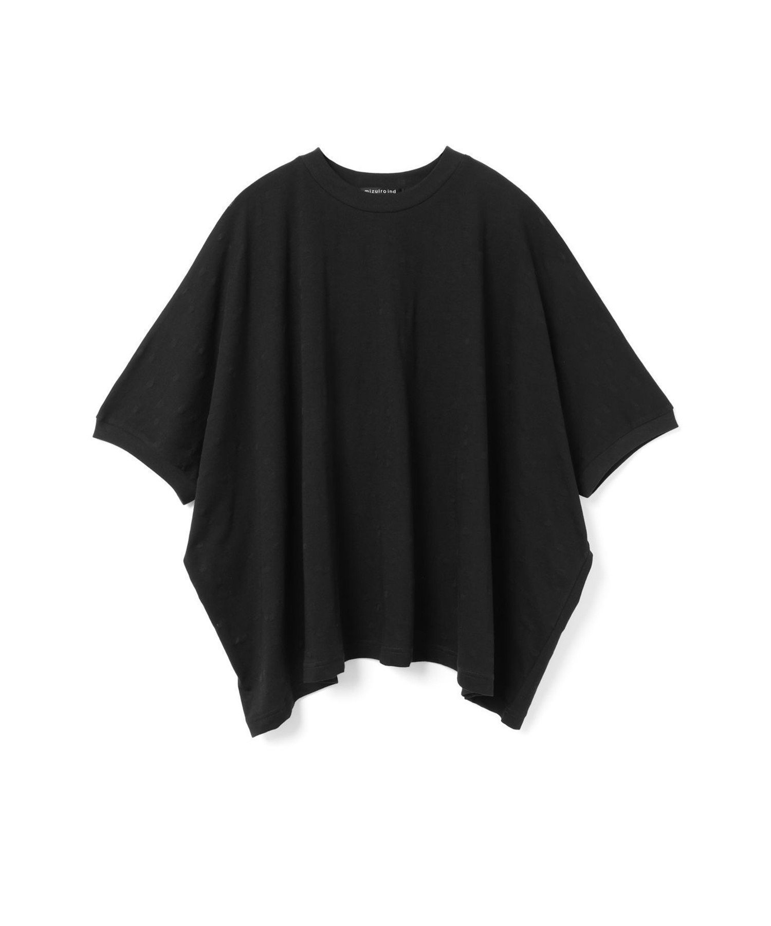 【マーコート/MARcourt】のmizuiro ind バーンアウトドットプリントワイドプルオーバー インテリア・キッズ・メンズ・レディースファッション・服の通販 founy(ファニー) 　ファッション　Fashion　レディースファッション　Fashion for Women　トップス・カットソー　Cut & Sew Tops　カジュアルプルオーバー・ニットトップス　Pullovers & Knit Tops / Casual Pullovers　カットソー　Cut and Sewn Top　ドット　Polka Dot, Dot Pattern　ポケット　Pocket, Pocket Detail　ワイド　Wide, Wide Fit　春　Spring　ブラック|ID: prp329100004557372 ipo3291000000033106332