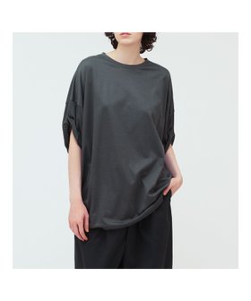【マーコート/MARcourt】のmizuiro ind ロールアップスリーブワイドT 人気、トレンドファッション・服の通販 founy(ファニー) ファッション Fashion レディースファッション Fashion for Women シンプル Simple, Minimal ドレープ Drape, Draping Fabric ボトム Bottoms, Lower Wear ポケット Pocket, Pocket Detail ロールアップ Roll-Up, Cuffed Hem ワイド Wide, Wide Fit 無地 Plain, Solid Color |ID:prp329100004557378