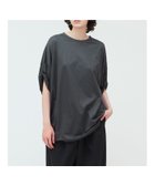 【マーコート/MARcourt】のmizuiro ind ロールアップスリーブワイドT 人気、トレンドファッション・服の通販 founy(ファニー) ファッション Fashion レディースファッション Fashion for Women シンプル Simple, Minimal ドレープ Drape, Draping Fabric ボトム Bottoms, Lower Wear ポケット Pocket, Pocket Detail ロールアップ Roll-Up, Cuffed Hem ワイド Wide, Wide Fit 無地 Plain, Solid Color thumbnail ダークグレー|ID: prp329100004557378 ipo3291000000033644656