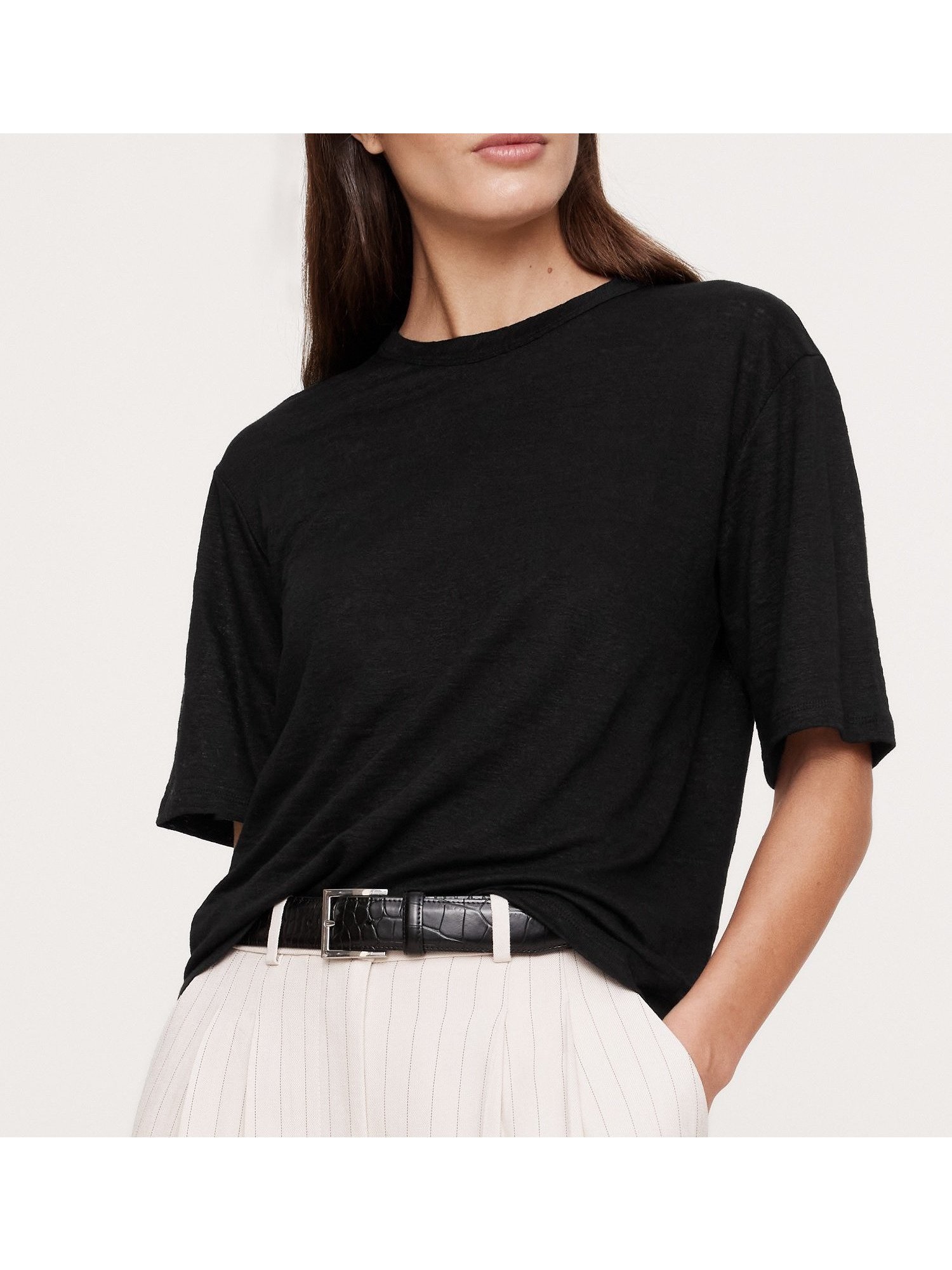 【バナナ リパブリック/BANANA REPUBLIC】のSS LINEN RELAXED CREW 人気、トレンドファッション・服の通販 founy(ファニー) 　ファッション　Fashion　レディースファッション　WOMEN　ジャケット　Jacket　リネン　Linen　吸水　Water Absorption　夏　Summer　 other-1|ID: prp329100004557402 ipo3291000000032292956