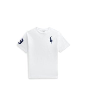 【ラルフローレン/RALPH LAUREN / KIDS】の(ボーイズ 8才~20才)Big Pony コットン ジャージー Tシャツ 人気、トレンドファッション・服の通販 founy(ファニー) ファッション Fashion キッズファッション Fashion for Kids ツイル Twist, Twisted Detail パッチ Patch, Appliqué ボーイズ Boyish, Boy Style 半袖 Short Sleeve, Half Sleeve |ID:prp329100004557408