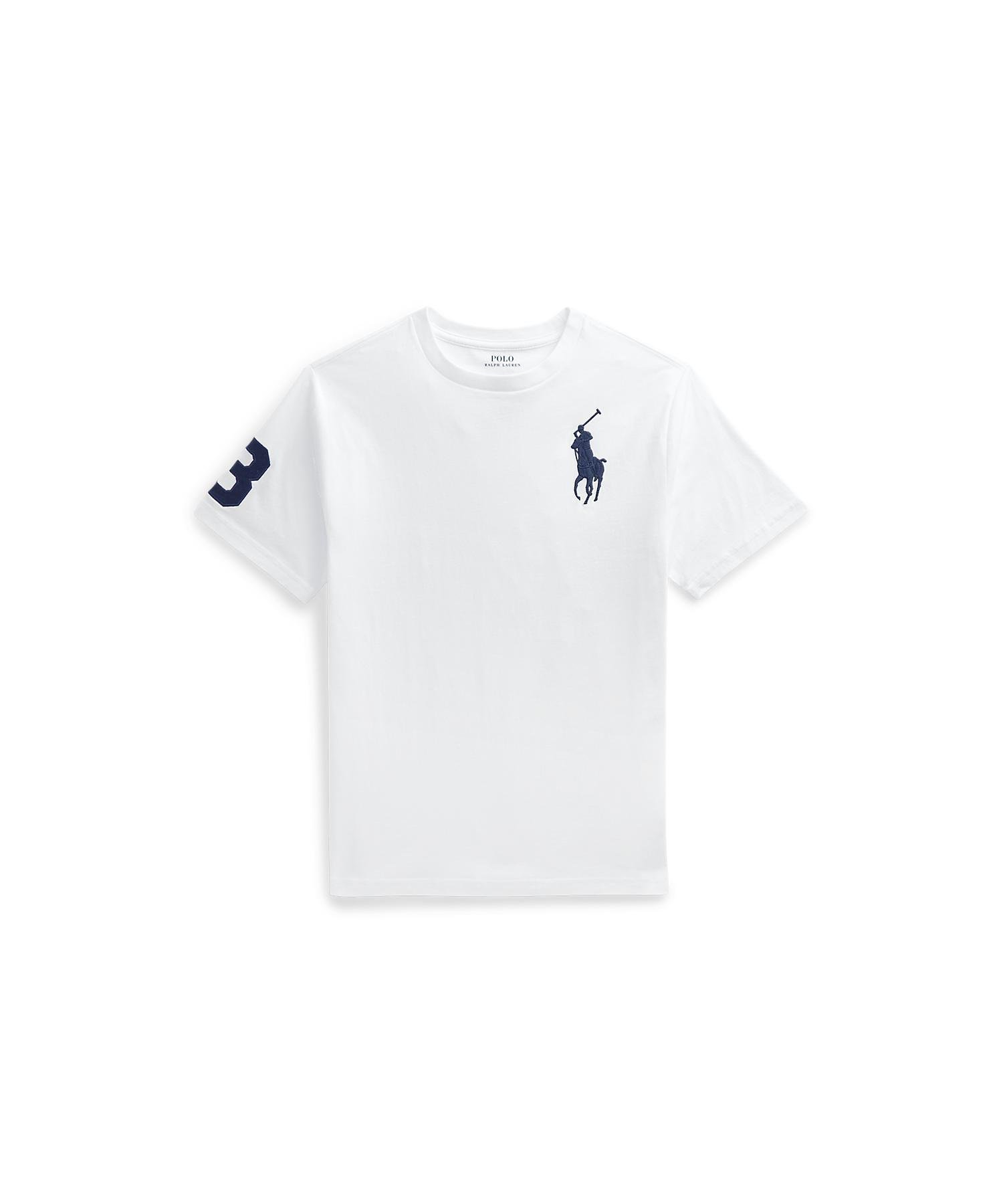 【ラルフローレン/RALPH LAUREN / KIDS】の(ボーイズ 8才~20才)Big Pony コットン ジャージー Tシャツ インテリア・キッズ・メンズ・レディースファッション・服の通販 founy(ファニー) 　ファッション　Fashion　キッズファッション　Fashion for Kids　ツイル　Twist, Twisted Detail　パッチ　Patch, Appliqué　ボーイズ　Boyish, Boy Style　半袖　Short Sleeve, Half Sleeve　100ホワイト|ID: prp329100004557408 ipo3291000000032740154