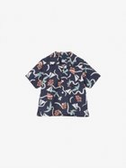 【ヘリーハンセン/HELLY HANSEN / KIDS】のショートスリーブ バスクシャツ(キッズ) ネイビープリント|ID: prp329100004557409 ipo3291000000032672309