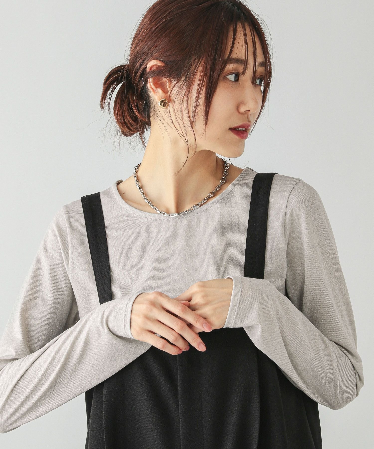 【グローバルワーク/GLOBAL WORK】のBeauteeラメプルオーバー長袖/252247 インテリア・キッズ・メンズ・レディースファッション・服の通販 founy(ファニー) 　ファッション　Fashion　レディースファッション　WOMEN　トップス・カットソー　Tops/Tshirt　プルオーバー　Pullover　インナー　Inner　ジャケット　Jacket　スウェット　Sweat　スーツ　Suit　デニム　Denim　エレガント 上品　Elegant　抗菌　Antibacterial　長袖　Long Sleeve　アイボリー08|ID: prp329100004557424 ipo3291000000032279541