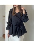 【フレイ アイディー/FRAY I.D】のUVカット 【LIMITED】2wayオフショルブラウス 人気、トレンドファッション・服の通販 founy(ファニー) ファッション Fashion レディースファッション Ladies' Fashion Online トップス・カットソー Tops/Tshirt シャツ/ブラウス Shirts/Blouses オフショルダー Off Shoulder シアー Sheer シェイプ Shape ストレート Straight ドレープ Drape リボン Ribbon 夏 Summer ビジネス 仕事 通勤 Business thumbnail NVY[089]|ID: prp329100004557429 ipo3291000000032589724