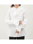 【ミラオーウェン/Mila Owen】のデタッチャブルラッフルブラウス【手洗い可能】 WHT[001]|ID: prp329100004557442 ipo3291000000032700560