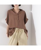 【ナノ ユニバース/nano universe】のスキッパーワイドスリーブシャツ(セットアップ可) 人気、トレンドファッション・服の通販 founy(ファニー) ファッション Fashion レディースファッション WOMEN トップス・カットソー Tops/Tshirt シャツ/ブラウス Shirts/Blouses アクセサリー Accessories ウォッシャブル Washable シューズ Shoes シンプル Simple スキッパー Skipper セットアップ Set Up デニム Denim トレンド Trend バランス Balance フラット Flat おすすめ Recommend 2025年 2025 2025春夏・S/S Ss,Spring/Summer,2025 thumbnail ブラウン|ID: prp329100004557452 ipo3291000000032216129