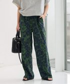 【ジャーナルスタンダード レリューム/JOURNAL STANDARD relume】の《追加 3》コントラストフラワープリントパンツ グリーン|ID: prp329100004557462 ipo3291000000032403162
