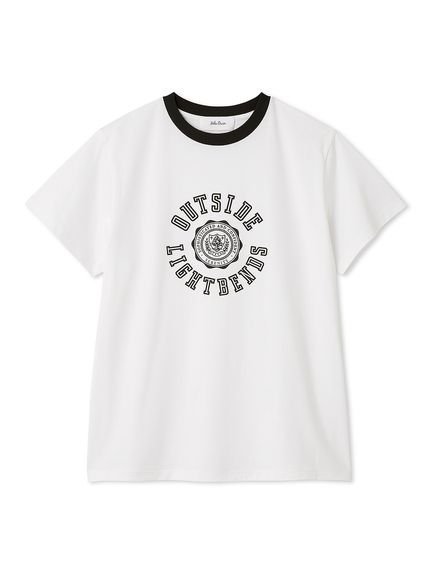 【ミラオーウェン/Mila Owen】のコンパクトスリーブカレッジTシャツ 人気、トレンドファッション・服の通販 founy(ファニー) 　ファッション　Fashion　レディースファッション　Fashion for Women　トップス・カットソー　Cut & Sew Tops　シャツ・ブラウス・オフィスカジュアル　Elegant Blouses & Button-Ups　ロングTシャツ・Tシャツ　Longline T-Shirts & Tees　コンパクト　Compact, Small Size　ジャケット　Jacket, Outerwear　バランス　Balance, Style Balance　フェミニン　Feminine, Girly　プリント　Print, Printed Pattern　人気　Popular, Best Seller　定番　Standard, Basic Item　 other-1|ID: prp329100004557484 ipo3291000000032713818