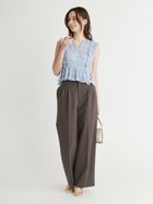 【セルフォード/CELFORD】のバックベルトワイドパンツ 人気、トレンドファッション・服の通販 founy(ファニー) ファッション Fashion レディースファッション Ladies' Fashion Online パンツ Pants バッグ Bag ベルト Belts パターン Pattern ワイド Wide 今季 This Season 定番 Standard thumbnail CGRY[007]|ID: prp329100004557485 ipo3291000000032570847