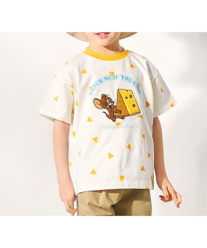 【その他のブランド/Other】のトムとジェリー 総柄モチーフTシャツ インテリア・キッズ・メンズ・レディースファッション・服の通販 founy(ファニー) https://founy.com/ ファッション Fashion キッズファッション Fashion for Kids コレクション Collection, Seasonal Line シンプル Simple, Minimal プリント Print, Printed Pattern ボトム Bottoms, Lower Wear モチーフ Motif, Design Theme 夏 Summer 春 Spring S/S・春夏 SS, Spring/Summer, Warm Season |ID: prp329100004557512 ipo3291000000032710270