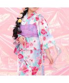 【その他のブランド/Other】の【浴衣3点セット】綿100% セパレート 着付け 簡単 子供服 キッズ 女の子 セパレートタイプ×牡丹|ID: prp329100004557521 ipo3291000000032986157