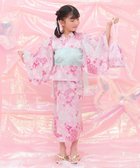 【その他のブランド/Other】の【浴衣3点セット】綿100% セパレート 着付け 簡単 子供服 キッズ 女の子 ピンク×リボン花|ID: prp329100004557521 ipo3291000000032986161