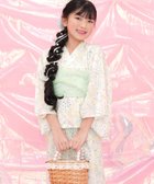 【その他のブランド/Other】の【浴衣3点セット】綿100% セパレート 着付け 簡単 子供服 キッズ 女の子 アイボリー×花火|ID: prp329100004557521 ipo3291000000032986164