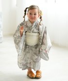 【ウタタネ/utatane / KIDS】のひよこ商店 kids 高級変わり織 男女兼用 ワンピース型子供浴衣 2点セット 人気、トレンドファッション・服の通販 founy(ファニー) ファッション Fashion キッズファッション Fashion for Kids ワンピース Dresses thumbnail ライトグレー系|ID: prp329100004557523 ipo3291000000032625546