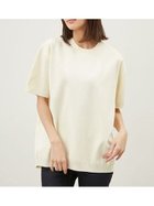 【ミラオーウェン/Mila Owen】のオーバーサイズニットTシャツ【ウォッシャブル】 IVR[003]|ID: prp329100004557571 ipo3291000000033887288
