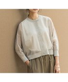 【メイソングレイ/MAYSON GREY】の透かし柄編みニットカーディガン≪手洗い可能≫ 人気、トレンドファッション・服の通販 founy(ファニー) ファッション Fashion レディースファッション Fashion for Women トップス・カットソー Cut & Sew Tops ニット Knit Tops & Sweaters カーディガン・羽織り Layered Style Cardigans アクリル Acrylic Material カーディガン Cardigan, Knitwear コンパクト Compact, Small Size サマー Summer, Summer Style ストレッチ Stretch, Stretchy Fabric 透かし Cut-Out, Lacework タンク Tank Top, Sleeveless Top メタル Metal, Metal Parts ワイド Wide, Wide Fit おすすめ Recommended / Our Picks thumbnail ライトグレー|ID: prp329100004557609 ipo3291000000033283891
