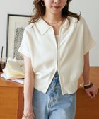 【ディスコート/Discoat】の衿付きWジップ半袖カーディガン 人気、トレンドファッション・服の通販 founy(ファニー) ファッション Fashion レディースファッション WOMEN トップス・カットソー Tops/Tshirt カーディガン Cardigans カーディガン Cardigan ジップ Zip バランス Balance ロールアップ Roll Up ワンポイント One Point 半袖 Short Sleeve 夏 Summer 定番 Standard 羽織 Haori thumbnail オフホワイト|ID: prp329100004557613 ipo3291000000032375004