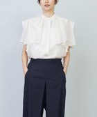 【その他のブランド/Other】の【WEB限定】シアーテンセルラッフルブラウス Offwhite|ID: prp329100004557625 ipo3291000000032763995