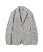 【トゥモローランド/TOMORROWLAND / MEN】のウールポリエステル サッカー シングルブレステッド3Bジャケット 66 ブルー系|ID: prp329100004557660 ipo3291000000032643749