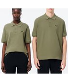 【ラコステ/LACOSTE】のL.12.12ルーズフィット ドロップショルダー 鹿の子半袖ポロシャツ カーキ|ID: prp329100004557667 ipo3291000000032673814
