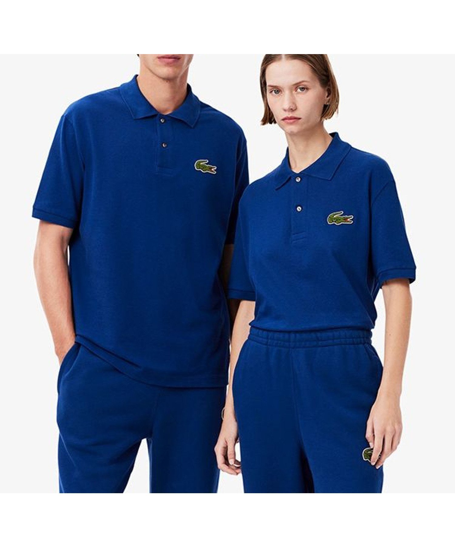 【ラコステ/LACOSTE】のL.12.12ルーズフィット ドロップショルダー 鹿の子半袖ポロシャツ インテリア・キッズ・メンズ・レディースファッション・服の通販 founy(ファニー) 　ファッション　Fashion　レディースファッション　Ladies' Fashion Online　トップス・カットソー　Tops/Tshirt　シャツ/ブラウス　Shirts/Blouses　ポロシャツ　Polo Shirts　エレガント 上品　Elegant　ショルダー　Shoulder　ドロップ　Drop　フィット　Fit　ポロシャツ　Polo Shirt　ルーズ　Loose　半袖　Short Sleeve　鹿の子　Pique　ブルー|ID: prp329100004557667 ipo3291000000032673816