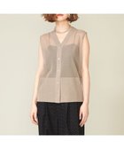 【ユナイテッドアローズ/UNITED ARROWS】のconte シアー Vネックニットベスト BEIGE|ID: prp329100004557668 ipo3291000000033543463