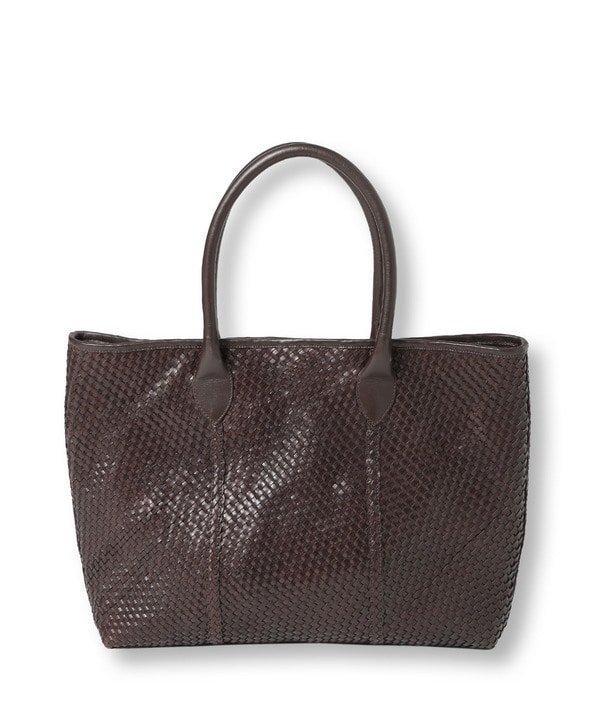 【メンズビギトーキョー/Men's Bigi / MEN】の【HOLLINGWORTH COUNTRY OUTFITTERS】編み込みレザートートバッグ インテリア・キッズ・メンズ・レディースファッション・服の通販 founy(ファニー) 　ファッション　Fashion　メンズファッション　Men's Style Online　バッグ　Bag/Men　トートバッグ　Tote Bags　シンプル　Simple　パターン　Pattern　マグネット　Magnet　ラグジュアリー　Luxury　ビジネス 仕事 通勤　Business　ブラウン|ID: prp329100004557697 ipo3291000000032608652