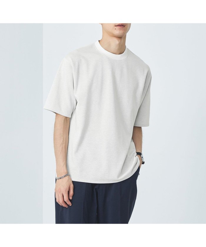 【その他のブランド/Other】のクリーン ダブルフェイス クルーネック カットソー 2 -抗菌- インテリア・キッズ・メンズ・レディースファッション・服の通販 founy(ファニー) https://founy.com/ ファッション Fashion メンズファッション Fashion for Men トップス・カットソー Cut & Sew Tops おすすめ Recommended / Our Picks インナー Innerwear カットソー Cut and Sewn Top ダブル Double, Double-Breasted デニム Denim, Jeans Material フェイス Face, Facial Design リラックス Relax, Relaxed Fit 抗菌 Antibacterial, Bacteria-Resistant |ID: prp329100004557705 ipo3291000000032712882