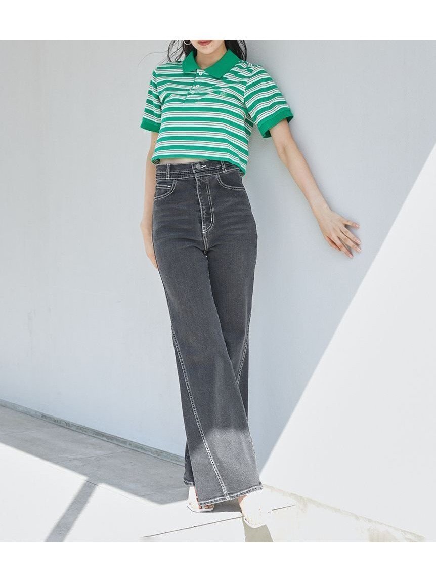 【スナイデル/SNIDEL】のLACOSTE/ポロシャツ インテリア・キッズ・メンズ・レディースファッション・服の通販 founy(ファニー) 　ファッション　Fashion　レディースファッション　WOMEN　トップス・カットソー　Tops/Tshirt　シャツ/ブラウス　Shirts/Blouses　ポロシャツ　Polo Shirts　ウェーブ　Wave　春　Spring　クラシカル　Classical　クロップド　Cropped　シンプル　Simple　ストレート　Straight　スポーツ　Sports　スポーティ　Sporty　トレンド　Trend　人気　Popularity　パステル　Pastel　フォーマル　Formal　ボーダー　Border　ポロシャツ　Polo Shirt　S/S・春夏　Ss・Spring/Summer　おすすめ　Recommend　夏　Summer　GRN[024]|ID: prp329100004557712 ipo3291000000032218372