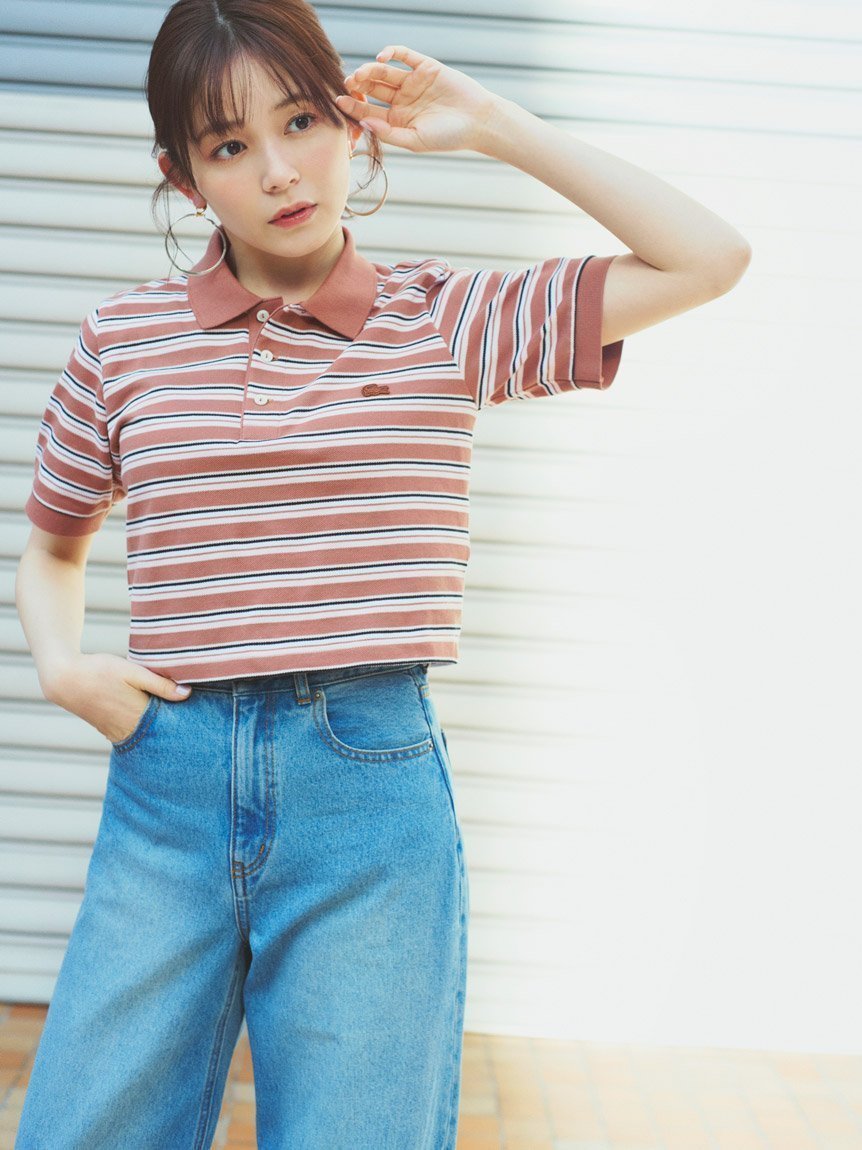 【スナイデル/SNIDEL】のLACOSTE/ポロシャツ インテリア・キッズ・メンズ・レディースファッション・服の通販 founy(ファニー) 　ファッション　Fashion　レディースファッション　WOMEN　トップス・カットソー　Tops/Tshirt　シャツ/ブラウス　Shirts/Blouses　ポロシャツ　Polo Shirts　ウェーブ　Wave　春　Spring　クラシカル　Classical　クロップド　Cropped　シンプル　Simple　ストレート　Straight　スポーツ　Sports　スポーティ　Sporty　トレンド　Trend　人気　Popularity　パステル　Pastel　フォーマル　Formal　ボーダー　Border　ポロシャツ　Polo Shirt　S/S・春夏　Ss・Spring/Summer　おすすめ　Recommend　夏　Summer　BRW[058]|ID: prp329100004557712 ipo3291000000032218373