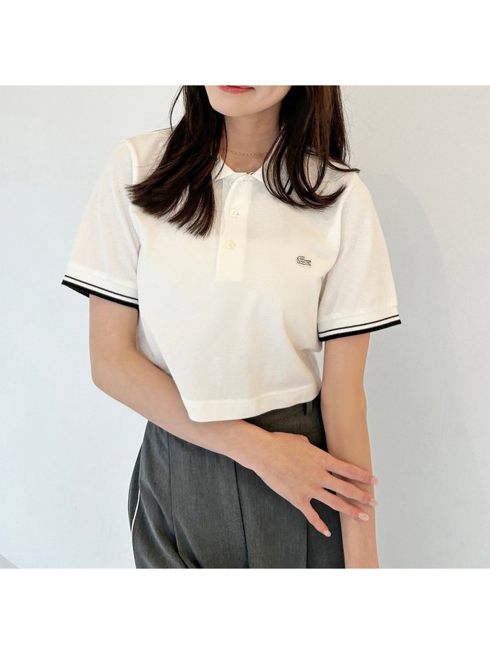 【スナイデル/SNIDEL】のLACOSTE/ポロシャツ インテリア・キッズ・メンズ・レディースファッション・服の通販 founy(ファニー) https://founy.com/ ファッション Fashion レディースファッション Ladies' Fashion Online トップス・カットソー Tops/Tshirt シャツ/ブラウス Shirts/Blouses ポロシャツ Polo Shirts ウェーブ Wave 春 Spring クラシカル Classical クロップド Cropped シンプル Simple ストレート Straight スポーツ Sports スポーティ Sporty トレンド Trend 人気 Popularity パステル Pastel フォーマル Formal ボーダー Border ポロシャツ Polo Shirt S/S・春夏 Ss・Spring/Summer おすすめ Recommend 夏 Summer |ID: prp329100004557712 ipo3291000000032692555