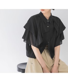【ジーナシス/JEANASiS】のレイヤーフリルショートシャツ SS 人気、トレンドファッション・服の通販 founy(ファニー) ファッション Fashion レディースファッション WOMEN トップス・カットソー Tops/Tshirt シャツ/ブラウス Shirts/Blouses おすすめ Recommend ショート Short トレンド Trend フリル Frills ボトム Bottom ランダム Random ワッシャー Washer 羽織 Haori |ID:prp329100004557727