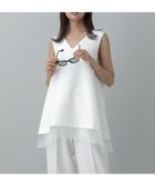 【グローバルワーク/GLOBAL WORK】のVネックノースリーブチュニック/MATINEE LINE/327902 人気、トレンドファッション・服の通販 founy(ファニー) ファッション Fashion レディースファッション Fashion for Women トップス・カットソー Cut & Sew Tops キャミソール&ノースリーブ Camisoles & Sleeveless Tops Vネックトップス V-Neck Tops / V-Cut Neckline Shirts オーガンジー Organza Fabric ストレッチ Stretch, Stretchy Fabric セットアップ Set-Up, Coordinated Outfit チュニック Tunic, Long Top ノースリーブ Sleeveless, No-Sleeve ボトム Bottoms, Lower Wear thumbnail オフ05|ID: prp329100004557739 ipo3291000000033389851