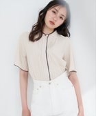 【ナチュラルクチュール/natural couture】のパイピングタックフレアスリーブブラウス 人気、トレンドファッション・服の通販 founy(ファニー) ファッション Fashion レディースファッション Fashion for Women トップス・カットソー Cut & Sew Tops シャツ・ブラウス・オフィスカジュアル Elegant Blouses & Button-Ups 2025年 2025 2025春夏・S/S Spring/Summer 2025 SS25 おすすめ Recommended / Our Picks アクセサリー Fashion Accessories シンプル Simple, Minimal スリーブ Sleeve, Long Sleeve / Short Sleeve デニム Denim, Jeans Material パイピング Piping, Trim Design フレア Flare, Flared エレガント 上品 Elegant thumbnail ベージュ|ID: prp329100004557770 ipo3291000000033452863