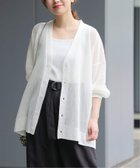 【ジャーナルスタンダード レリューム/JOURNAL STANDARD relume】のメッシュカーディガン ホワイト|ID: prp329100004557772 ipo3291000000032609088