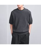 【ユナイテッドアローズ/UNITED ARROWS / MEN】のコットン バーズアイ クルーネックニット DK.GRAY|ID: prp329100004557774 ipo3291000000032973376