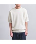 【ユナイテッドアローズ/UNITED ARROWS / MEN】のコットン バーズアイ クルーネックニット WHITE|ID: prp329100004557774 ipo3291000000032973377