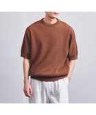 【ユナイテッドアローズ/UNITED ARROWS / MEN】のコットン バーズアイ クルーネックニット BRICK|ID: prp329100004557774 ipo3291000000032973379
