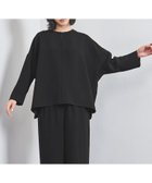 【ユナイテッドアローズ/UNITED ARROWS】のCOMFY スリットノーカラー プルオーバー -吸水速乾 UVカット ウォッシャブル- BLACK|ID: prp329100004557776 ipo3291000000033579264