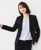 【アンタイトル/UNTITLED】の【接触冷感/通勤スーツ】コットン混ジャージ カラーレスジャケット 人気、トレンドファッション・服の通販 founy(ファニー) ファッション Fashion レディースファッション Fashion for Women アウター Coat / Outerwear Collection レディースジャケット・軽アウター Jackets スーツ Business Suits & Workwear スーツジャケット・オフィスブレザー Suit Jackets / Blazers シェイプ Shape, Slim Fit ジャケット Jacket, Outerwear ストレッチ Stretch, Stretchy Fabric スリット Slit, Slit Detail スーツ Suit, Formalwear セットアップ Set-Up, Coordinated Outfit 定番 Standard, Basic Item フィット Fit, Slim Fit フロント Front, Front Design ポケット Pocket, Pocket Detail マーメイド Mermaid, Fishtail Silhouette おすすめ Recommended / Our Picks 夏 Summer ビジネス 仕事 通勤 Business / Work / Commuting thumbnail ブラック|ID: prp329100004557786 ipo3291000000033584914