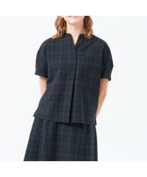 【マッキントッシュ フィロソフィー/MACKINTOSH PHILOSOPHY】のサッカーチェックスキッパーブラウス 人気、トレンドファッション・服の通販 founy(ファニー) ファッション Fashion レディースファッション WOMEN トップス・カットソー Tops/Tshirt シャツ/ブラウス Shirts/Blouses おすすめ Recommend イエロー Yellow サッカー Soccer スリーブ Sleeve 夏 Summer 春 Spring 軽量 Lightweight |ID:prp329100004557795