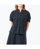 【マッキントッシュ フィロソフィー/MACKINTOSH PHILOSOPHY】のサッカーチェックスキッパーブラウス 人気、トレンドファッション・服の通販 founy(ファニー) ファッション Fashion レディースファッション WOMEN トップス・カットソー Tops/Tshirt シャツ/ブラウス Shirts/Blouses おすすめ Recommend イエロー Yellow サッカー Soccer スリーブ Sleeve 夏 Summer 春 Spring 軽量 Lightweight thumbnail ネイビー|ID: prp329100004557795 ipo3291000000032362009